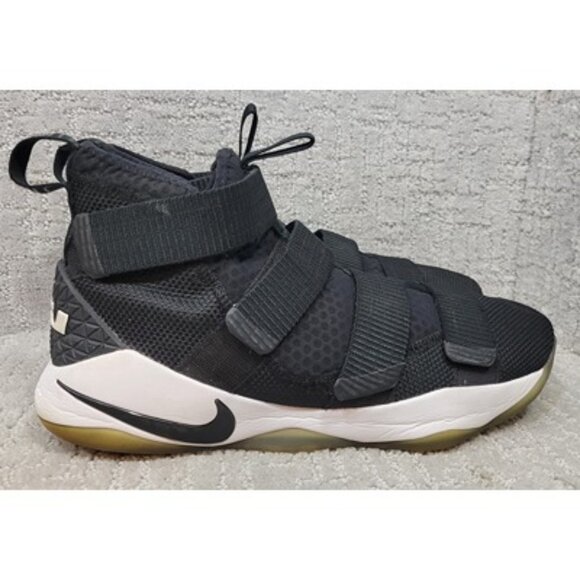 NIKE Zoom Lebron Solider XI 11 TB 943155-003 Men's Size 12 Black Sneakers - Picture 3 of 10